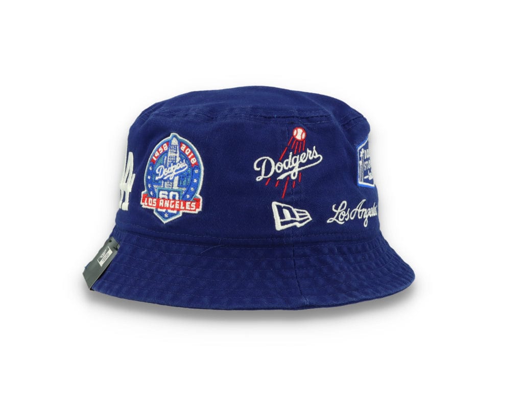 MLB Multi Patch Bucket Los Angeles Dodgers Blue - LOKK