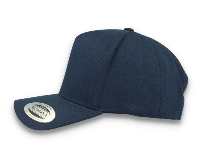 5-Panel Curved Classic Snapback Navy - 7707 - LOKK