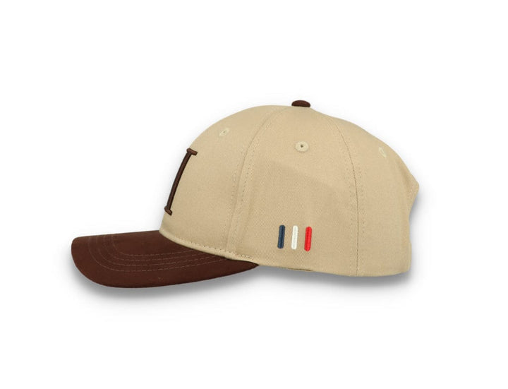 Baseball Cap Suede II Dark Sand/Ebony Brown - LOKK