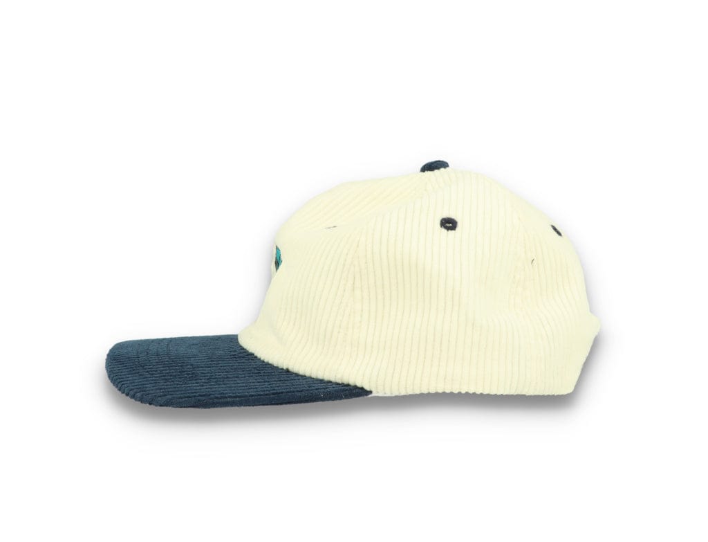 Bolt Corduroy Cap Ecru/Blue - LOKK