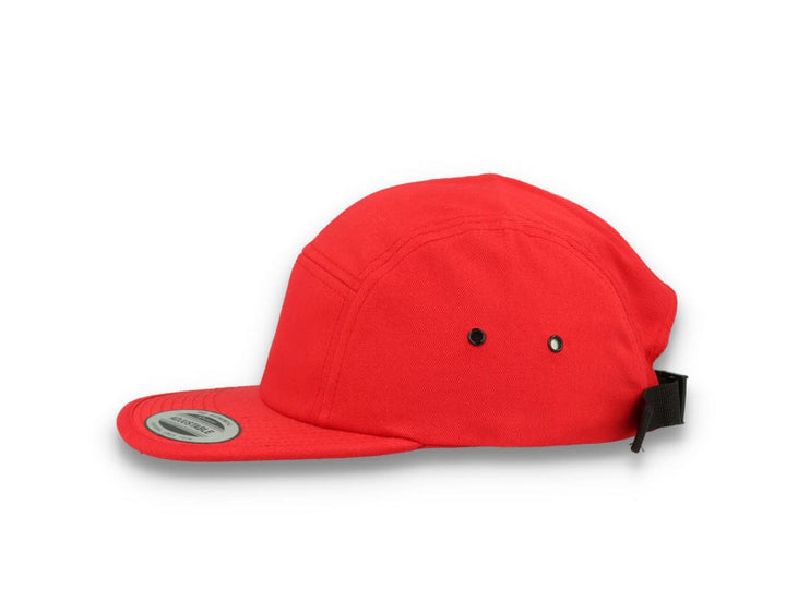 Red 5-Panel Classic Jockey Cap - Yupoong 7005 - LOKK