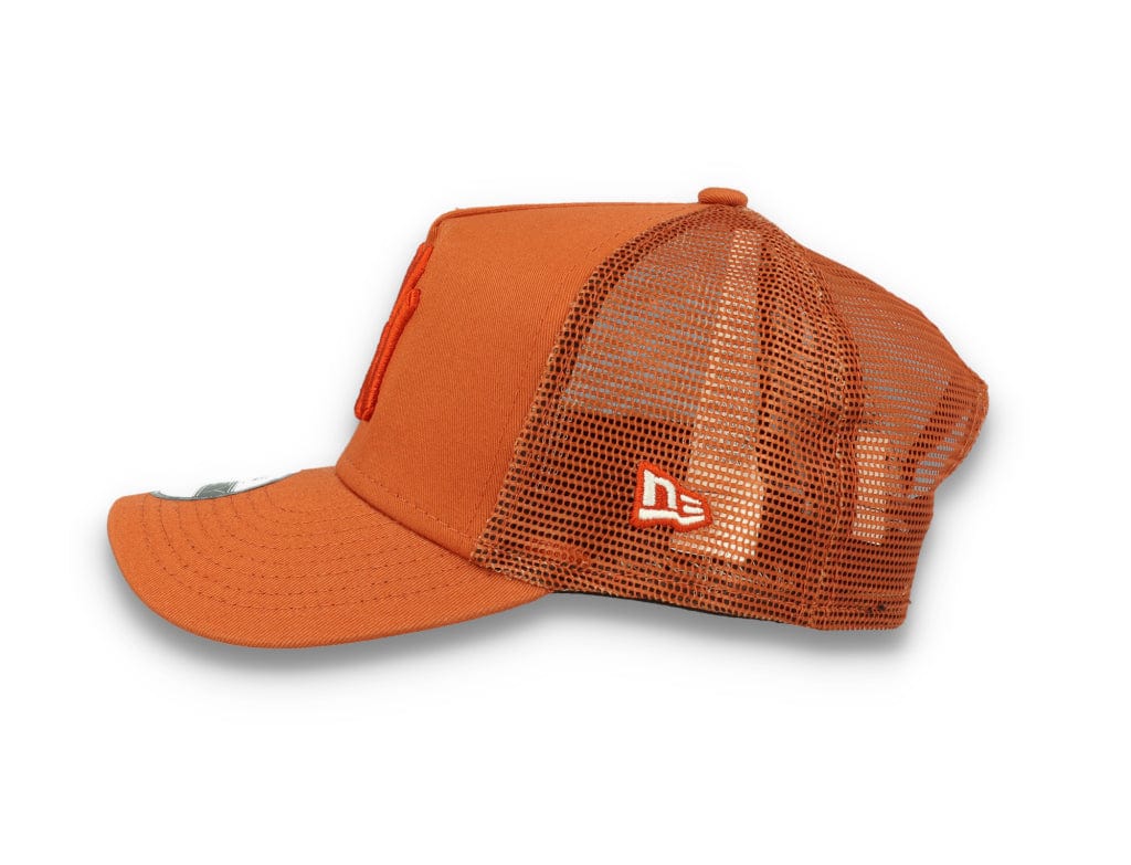 Kids Tonal Mesh Trucker New York Yankees  Rust Orange - LOKK