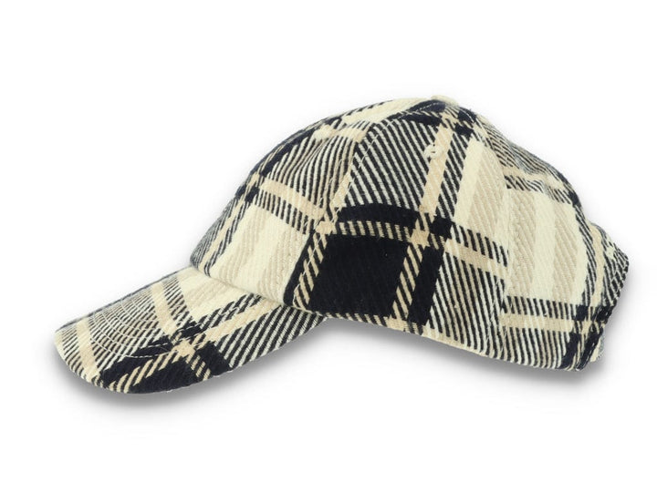 Polar Stroke Logo Flannel Cap Navy - LOKK