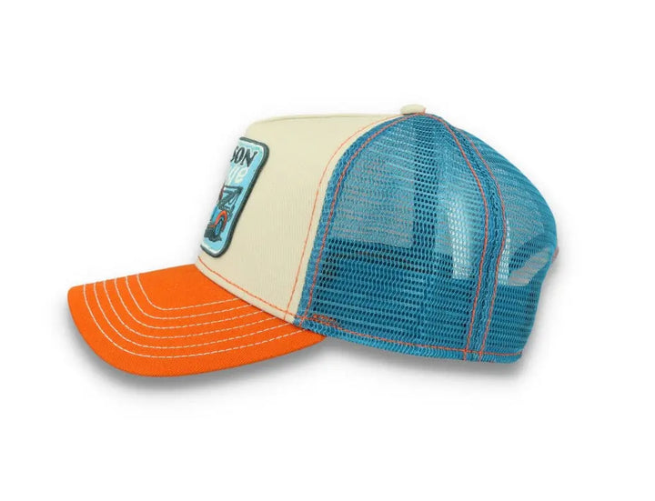 Trucker Cap Stetson's Garage Orange/Sand - LOKK