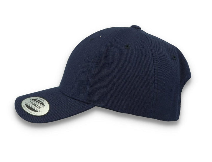 Premium Curved Visor Cap Snapback Navy - Yupoong 6789M - LOKK