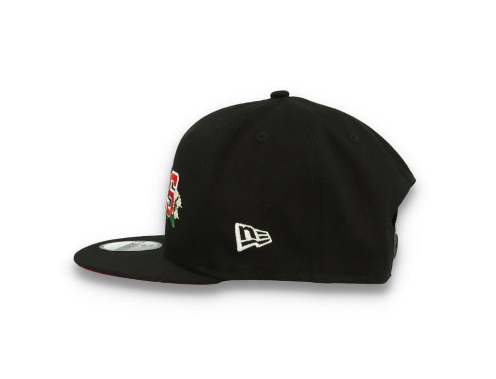 9FIFTY Flower Wordmark Chicago Bulls Black - LOKK