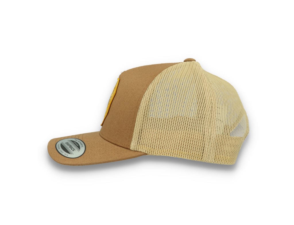 Yellowstone National Park Patch Trucker Dark Tan - LOKK
