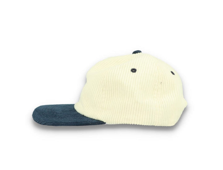 Bolt Corduroy Cap Ecru/Blue - LOKK