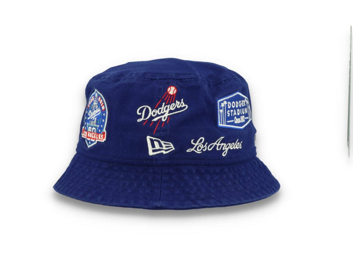 MLB Multi Patch Bucket Los Angeles Dodgers Blue - LOKK
