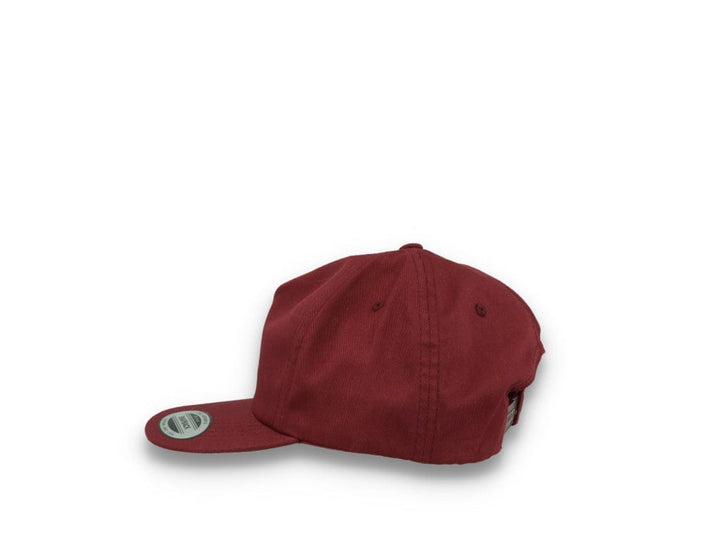 Yupoong 6502 Unstructured 5-Panel Snapback Cap Maroon
