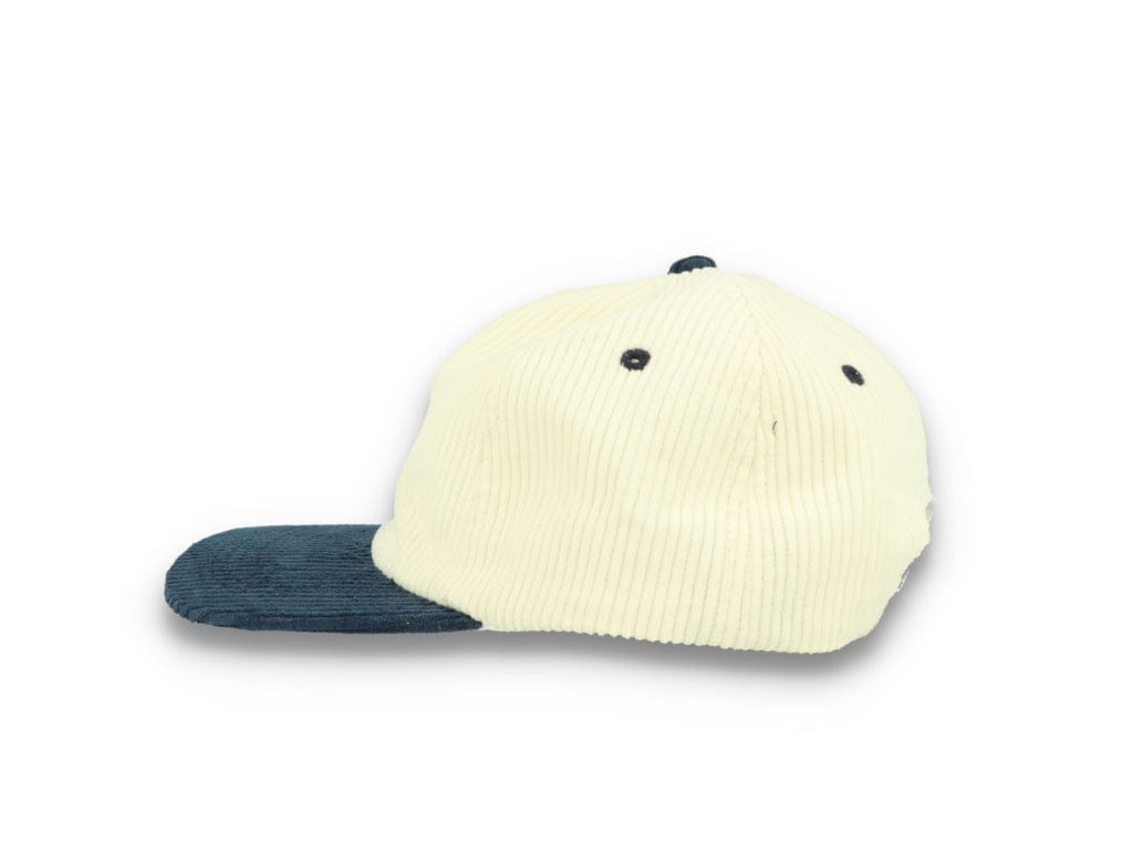 Bolt Corduroy Cap Ecru/Blue - LOKK