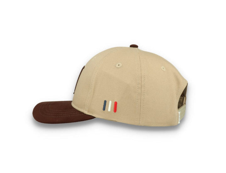 Baseball Cap Suede II Dark Sand/Ebony Brown - LOKK