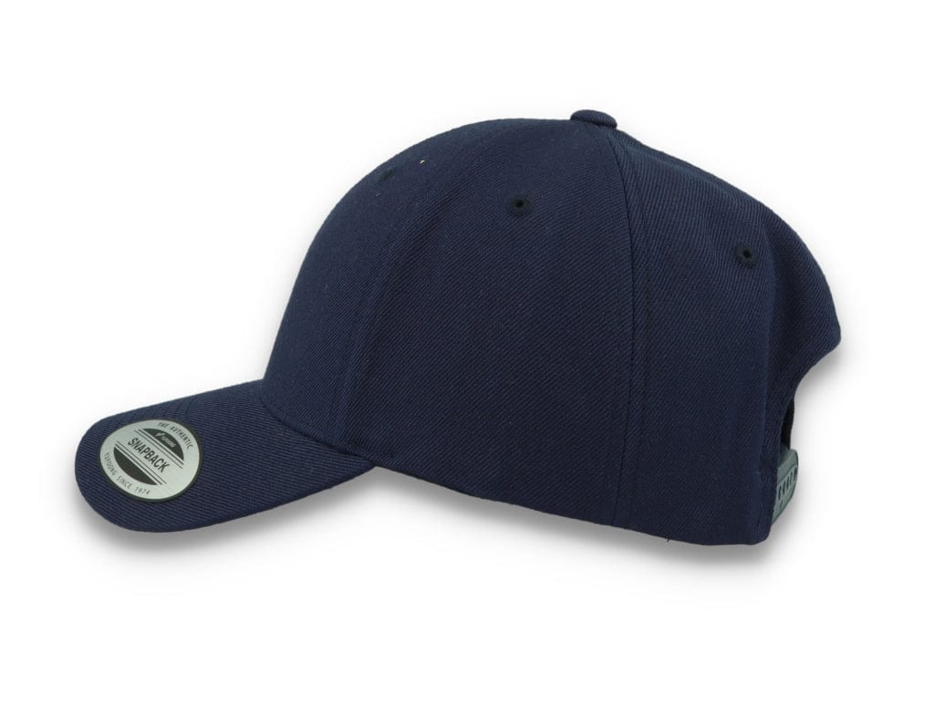 Premium Curved Visor Cap Snapback Navy - Yupoong 6789M - LOKK