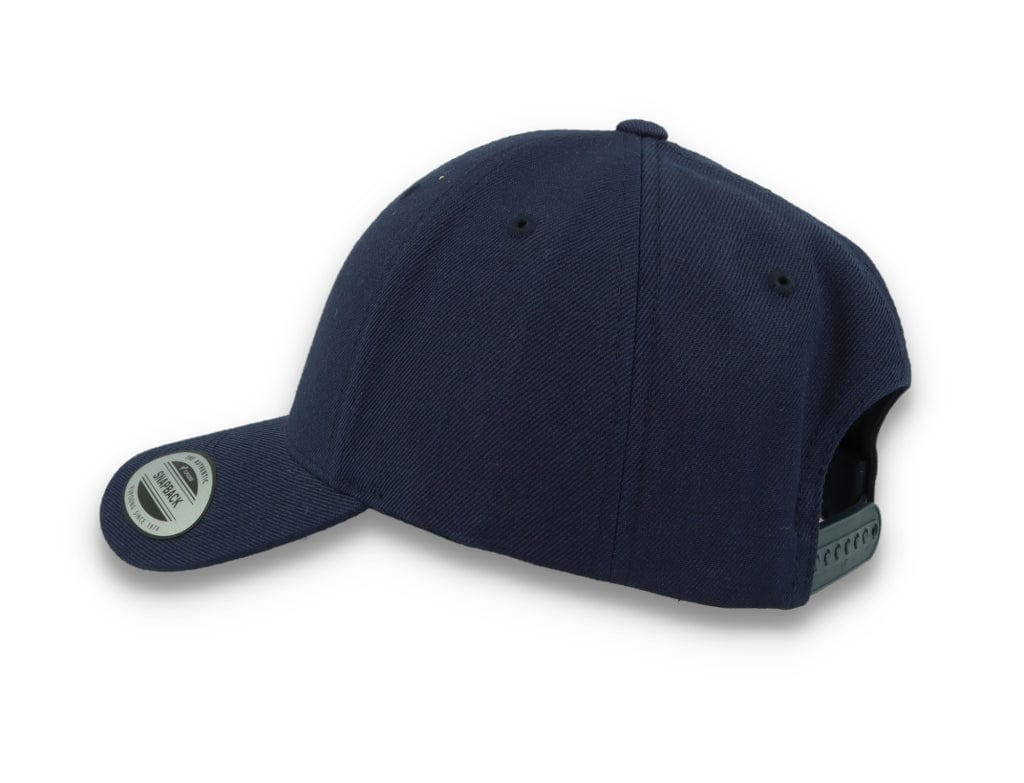 Premium Curved Visor Cap Snapback Navy - Yupoong 6789M - LOKK