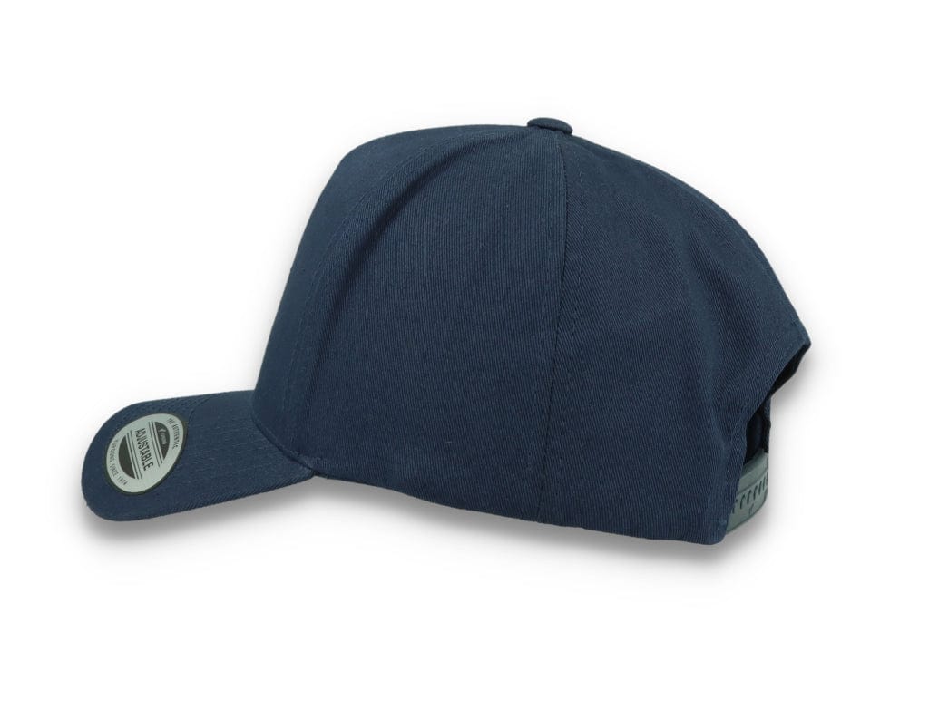 5-Panel Curved Classic Snapback Navy - 7707 - LOKK