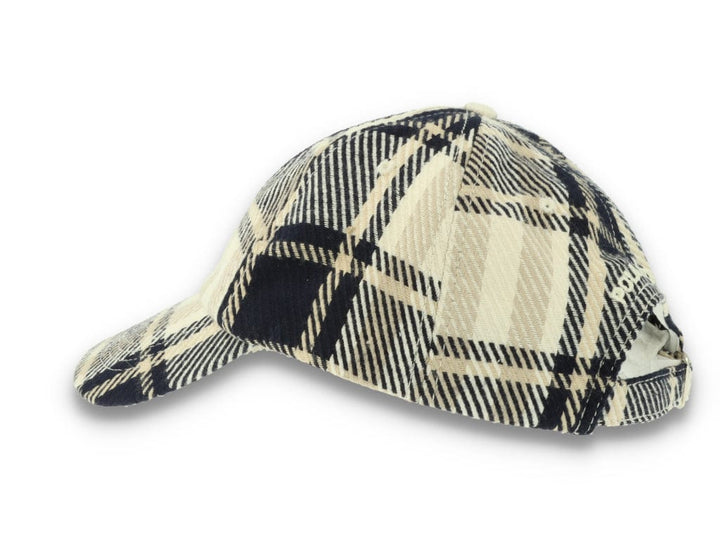 Polar Stroke Logo Flannel Cap Navy - LOKK