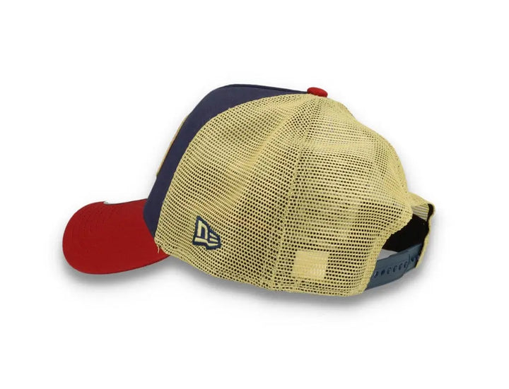 New Era Patch Trucker Cap New Era Navy/Red/Gold - LOKK
