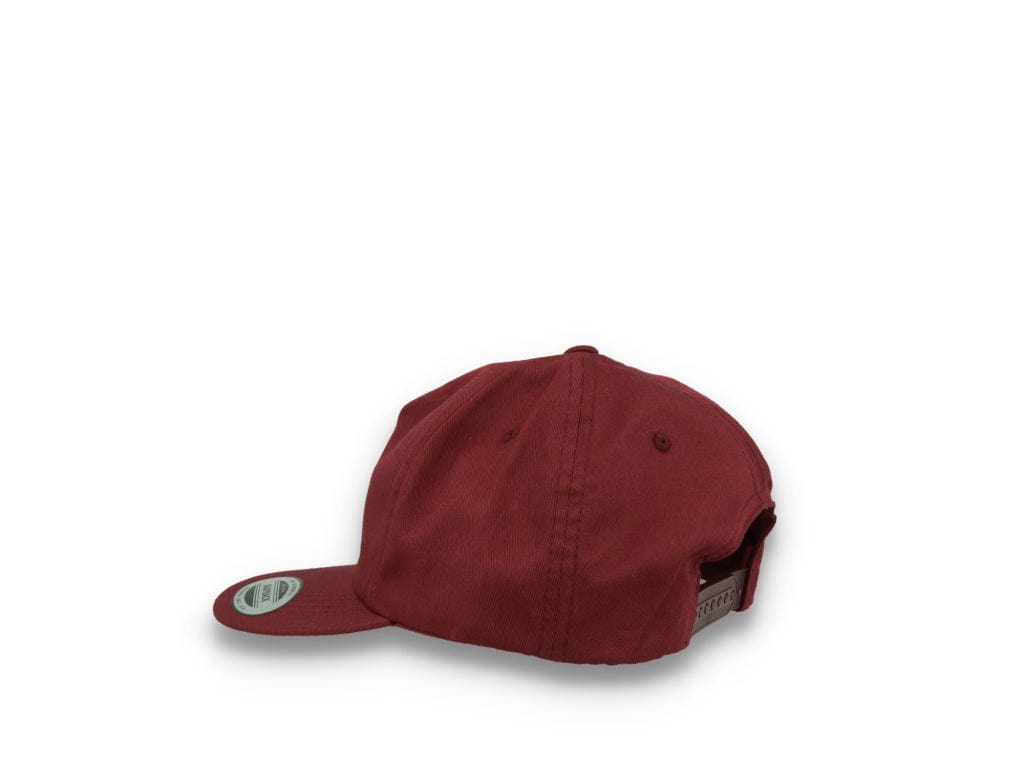 Yupoong 6502 Unstructured 5-Panel Snapback Cap Maroon