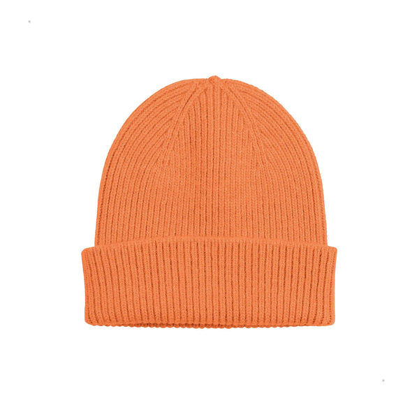 Merino Wool Beanie Sandstone Orange - LOKK