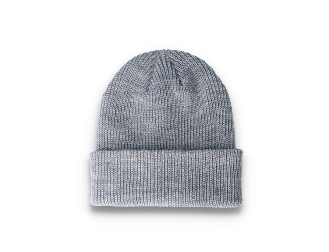 Yupoong 1545 Long Knit Beanie Heather Grey - LOKK