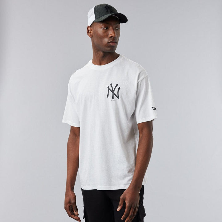 Tee White Oversized Big Logo - LOKK