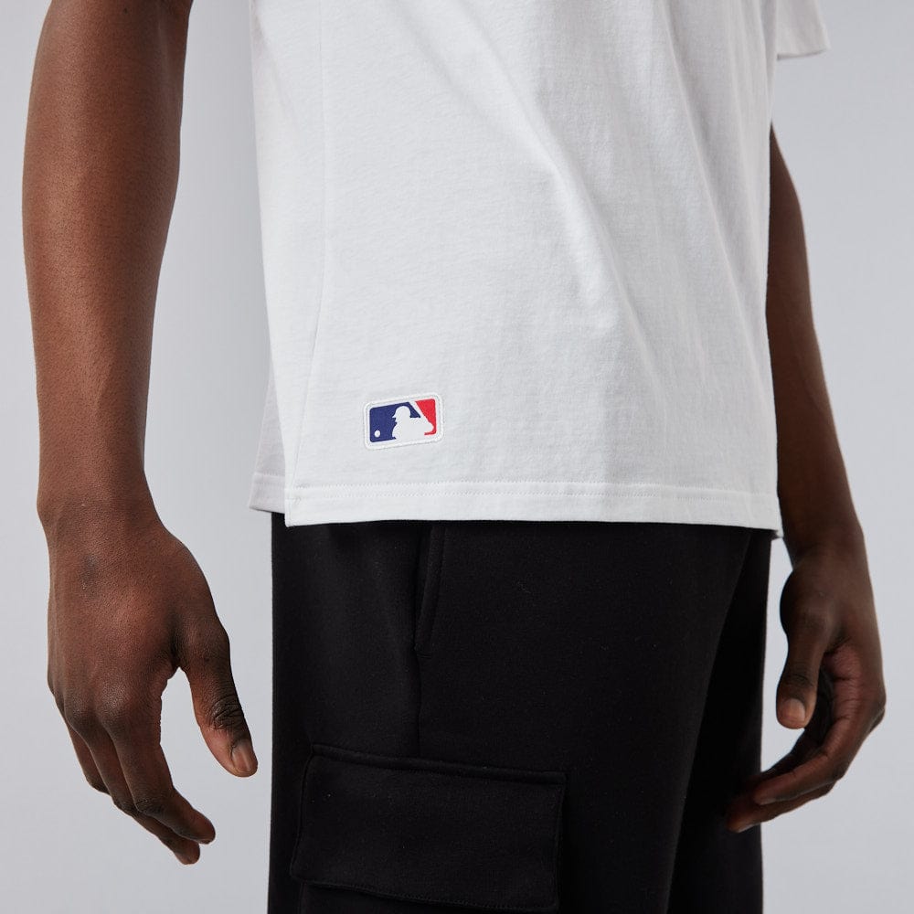 Tee White Oversized Big Logo - LOKK