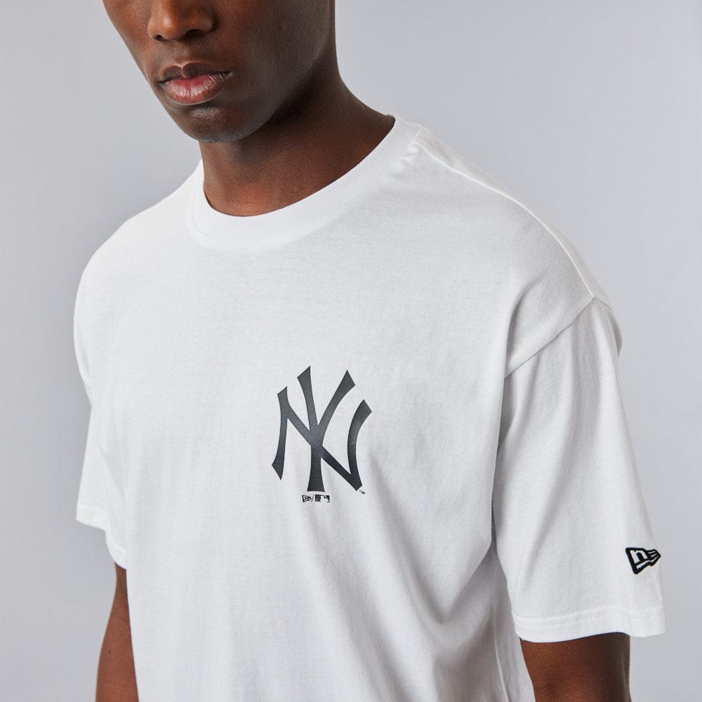 Tee White Oversized Big Logo - LOKK
