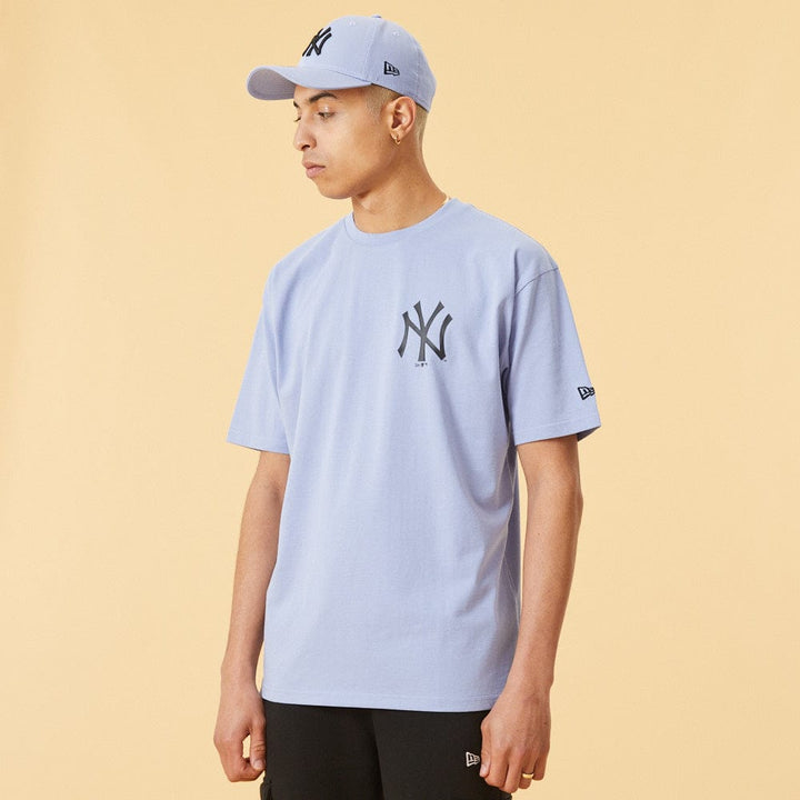 Tee Blue Oversized Big Logo - LOKK