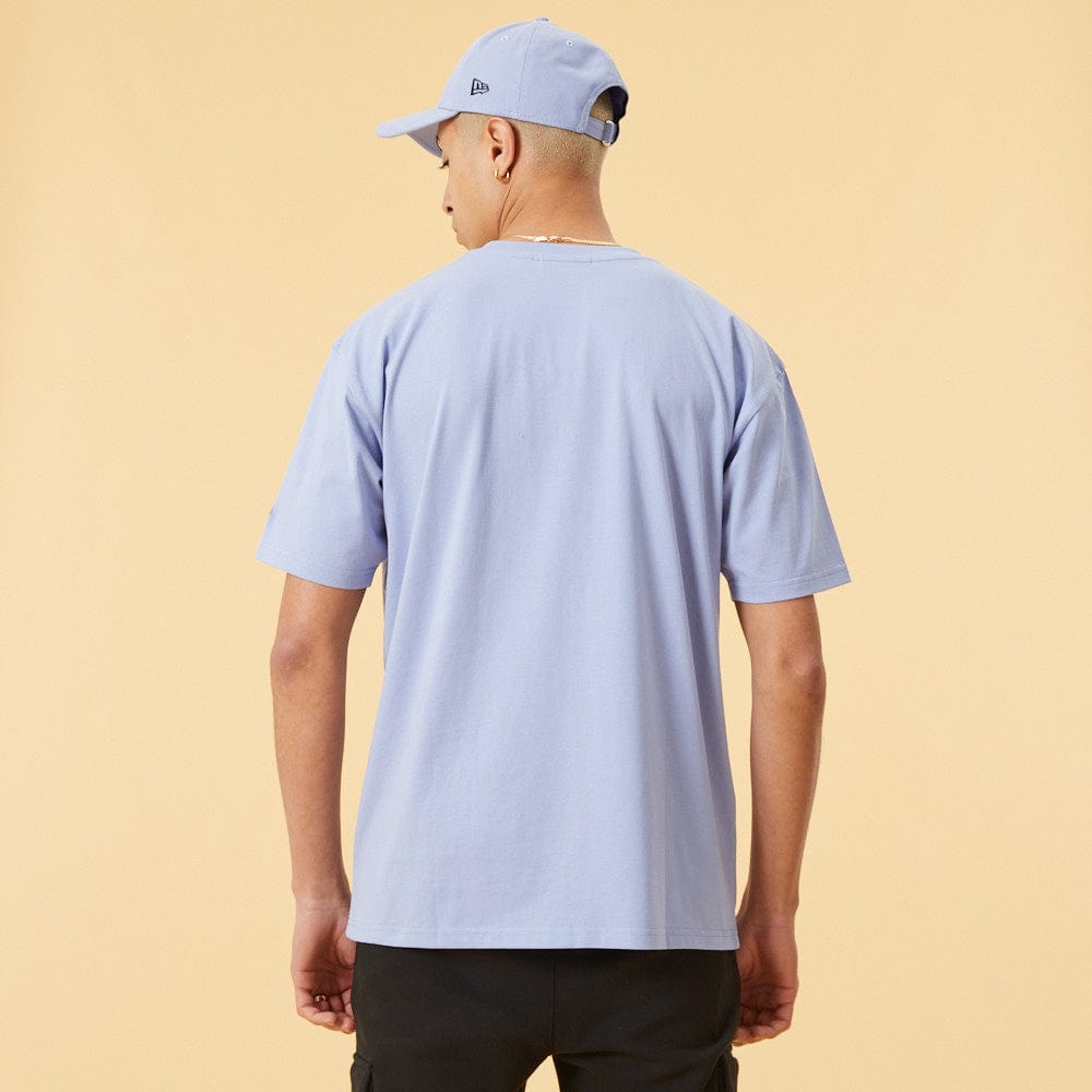 Tee Blue Oversized Big Logo - LOKK