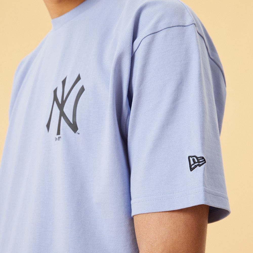 Tee Blue Oversized Big Logo - LOKK