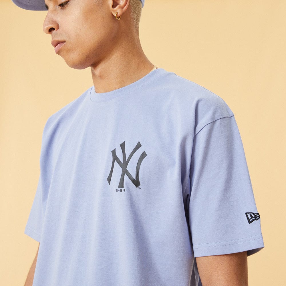 Tee Blue Oversized Big Logo - LOKK