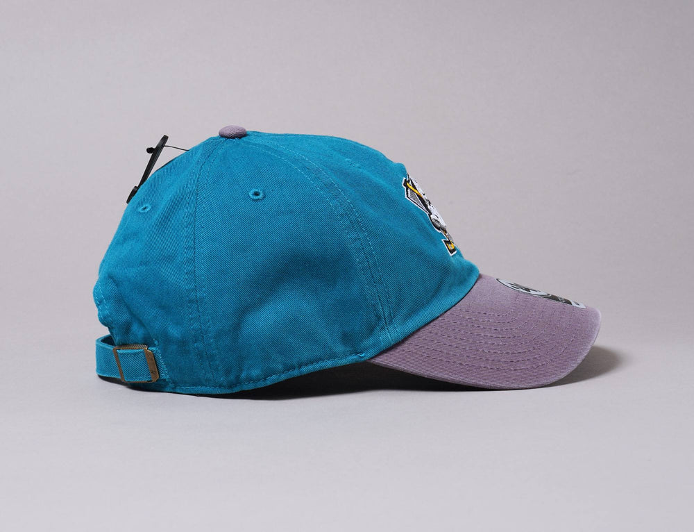 Cap NHL 47 Clean Up Vintage Two Tone Anaheim Ducks Dark Teal 47 Adjustable Cap / Green / One Size