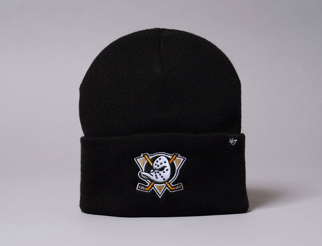 Beanie Cuff NHL Lue 47 Haymaker Anaheim Ducks Black 47 Cuff Beanie / Black / One Size