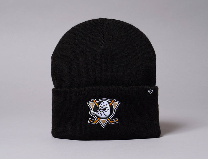 Beanie Cuff NHL Lue 47 Haymaker Anaheim Ducks Black 47 Cuff Beanie / Black / One Size