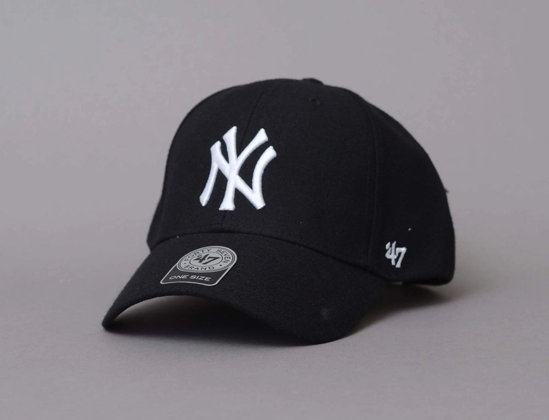 Cap Adjustable 47 MVP NY Yankees Black 47 Adjustable Cap Cap / Team / One Size