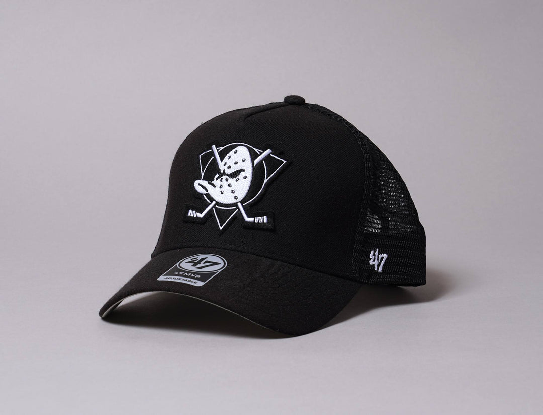 Cap Trucker NHL Trucker Cap 47 Clean Up Anaheim Ducks 47 Trucker Cap / Black / One Size
