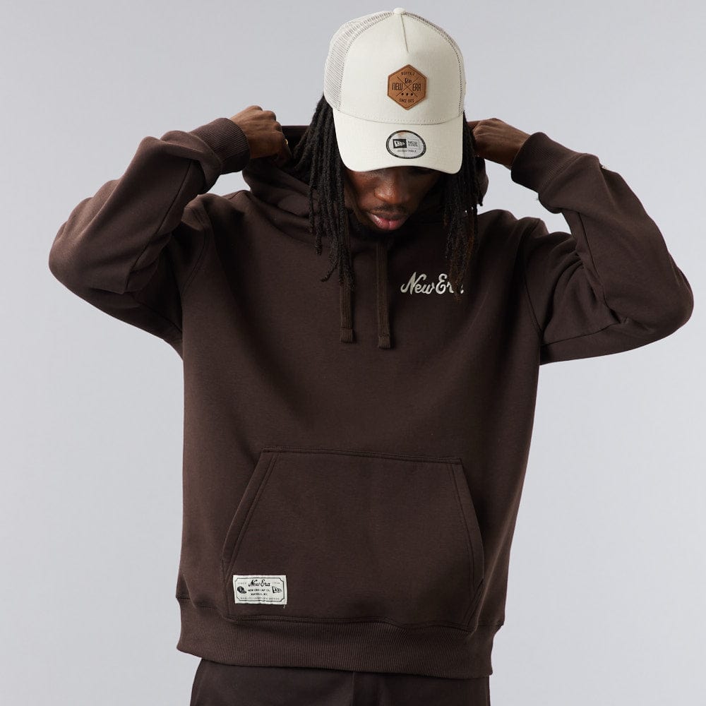 Heritage Oversized Hoodie Brown - LOKK