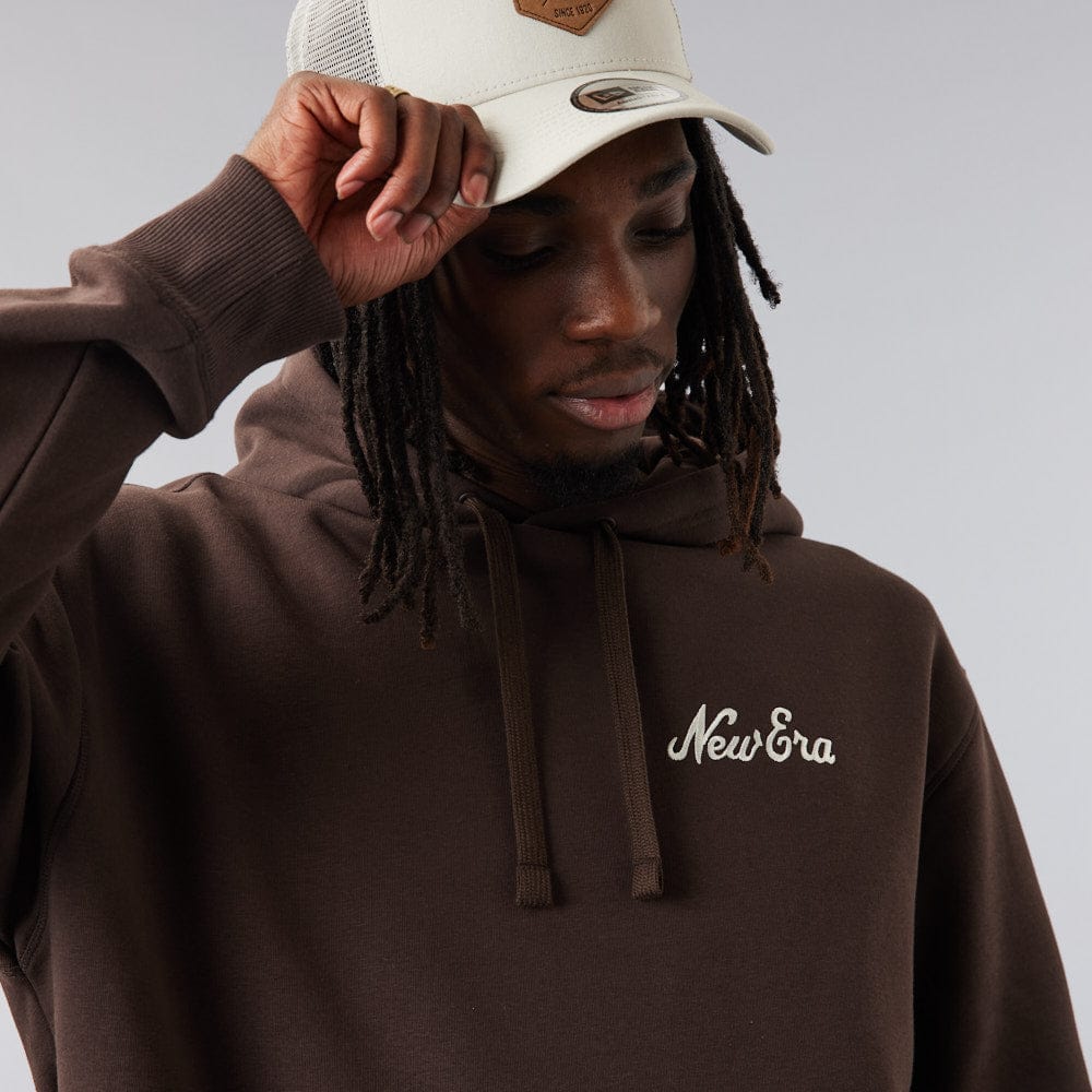 Heritage Oversized Hoodie Brown - LOKK