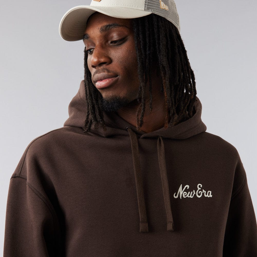 Heritage Oversized Hoodie Brown - LOKK