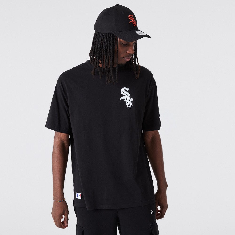 Tee Oversized Chicago White Sox Black/White - LOKK