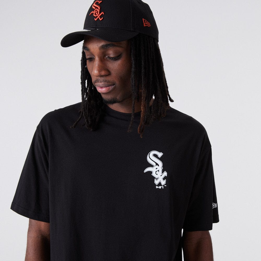 Tee Oversized Chicago White Sox Black/White - LOKK