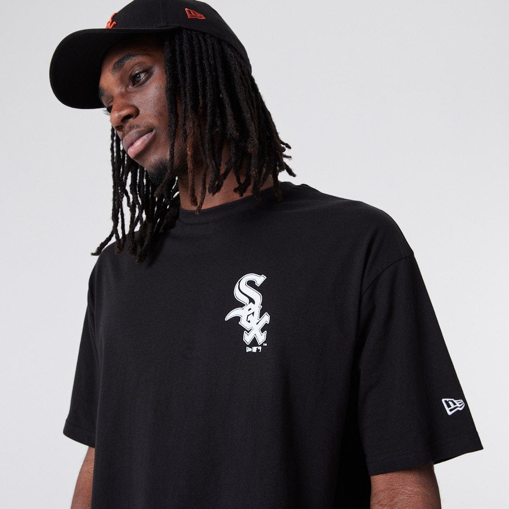 Tee Oversized Chicago White Sox Black/White - LOKK