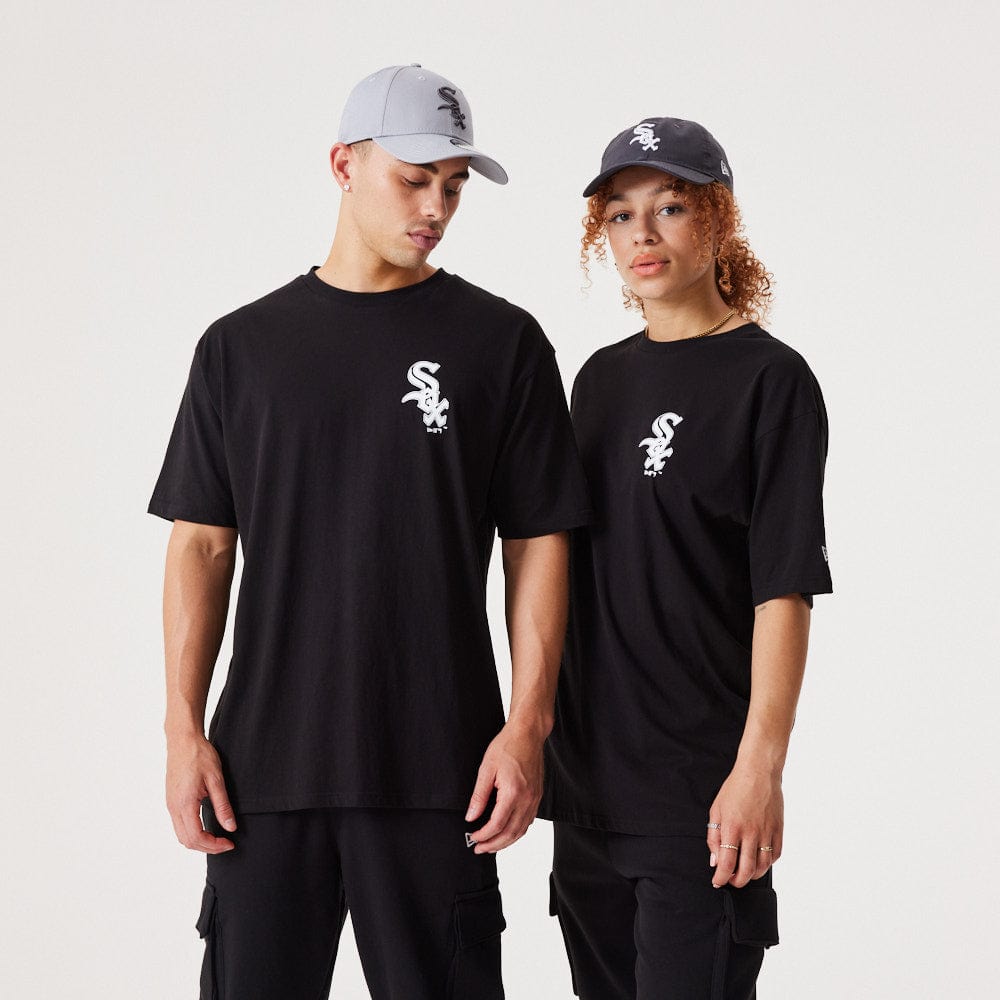 Tee Oversized Chicago White Sox Black/White - LOKK