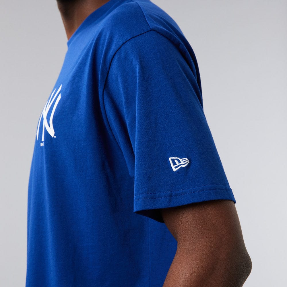 Tee Oversized NY Yankees Blue/White - LOKK