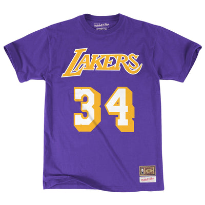 Los Angeles Lakers Name & Number Tee Shaquille O´Neal