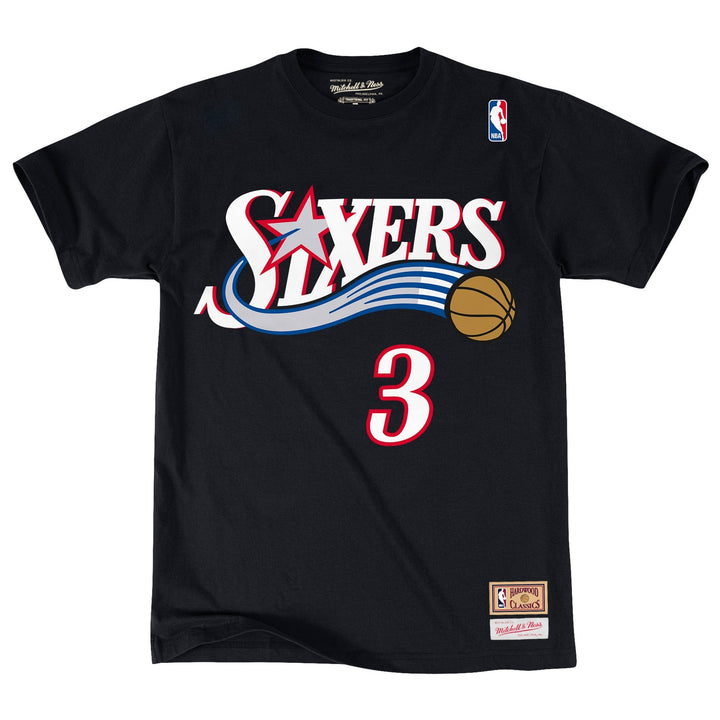 Philadelphia 76ers Name & Number Tee  Allen Iverson - LOKK