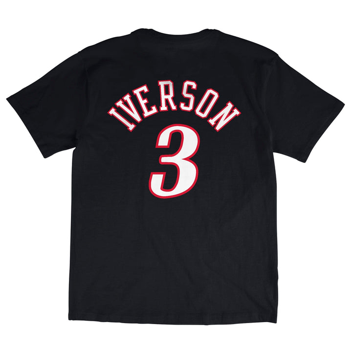 Philadelphia 76ers Name & Number Tee  Allen Iverson - LOKK