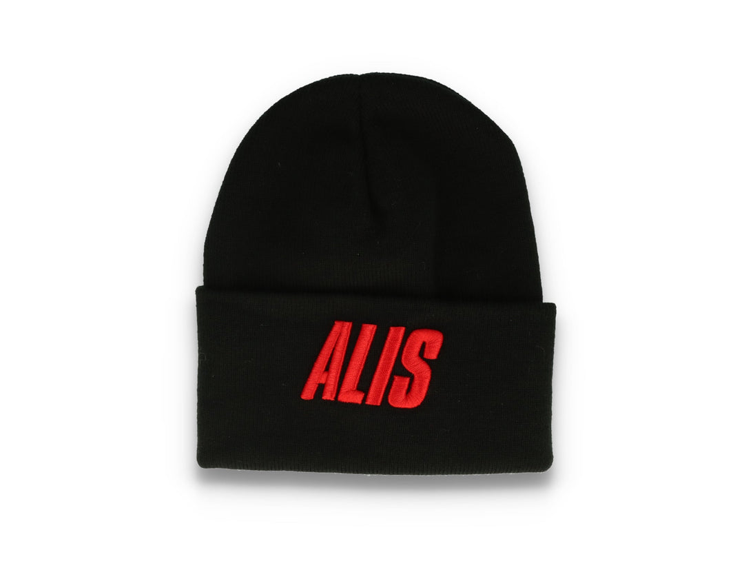 Alis Box Classic logo Skully Beanie Black - LOKK