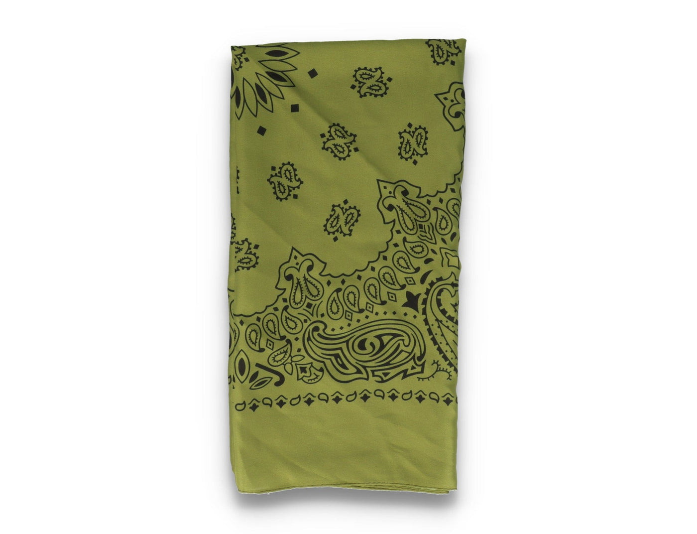 Satin Bandana Olive/Black