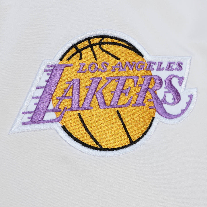 M&N City Collection Light Weight Satin Jacket Los Angeles Lakers - LOKK